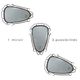 Mid-century modern iron mirror, brutalist, vintage organic, thick sixties.
