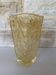 Vintage Peill & Putzler vase – textured amber glass – Germany years