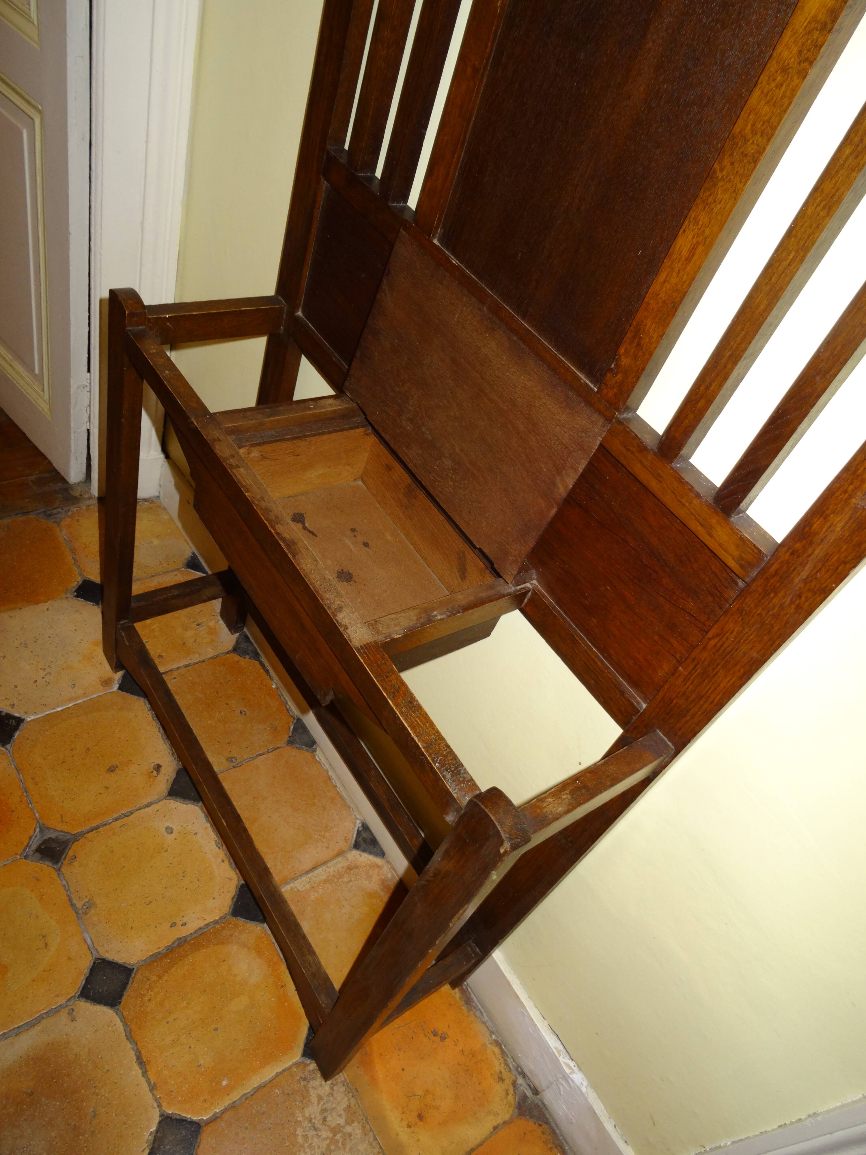 30s Art Deco coat rack