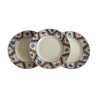3 assiettes Moulin des Loups