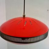 Red plexiglas hanging made in Italy,1950s.
