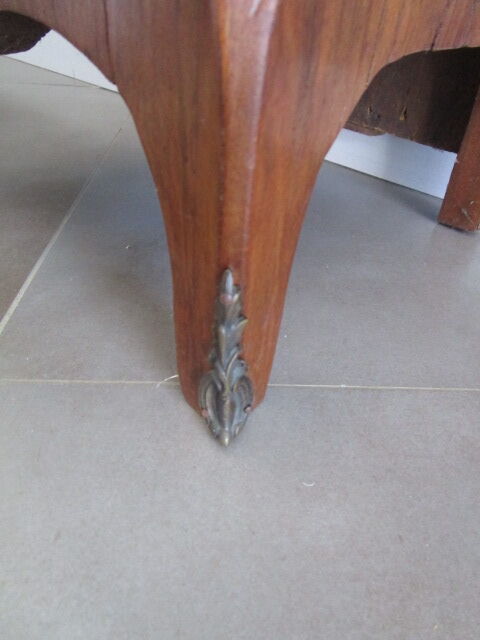 Antique wooden furniture inlaid and bronze ornaments