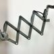 Grey Industrial Scissor Wall Lamp from Elektroinstala, 1960s