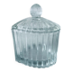 Glass heart candy box