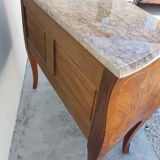 Louis XV chest of drawers in rosewood marquetry