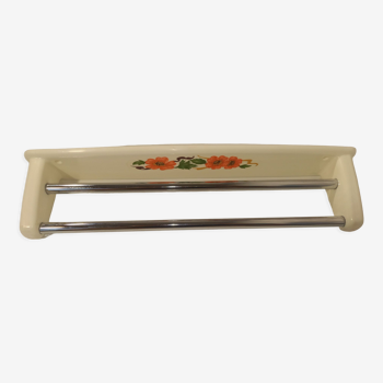 French double towel hanger rack 70s Syla