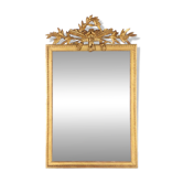 Louis XVI style mirror in gilt wood, 18th century