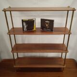 Small mahogany bookcase shelf
