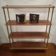 Small mahogany bookcase shelf