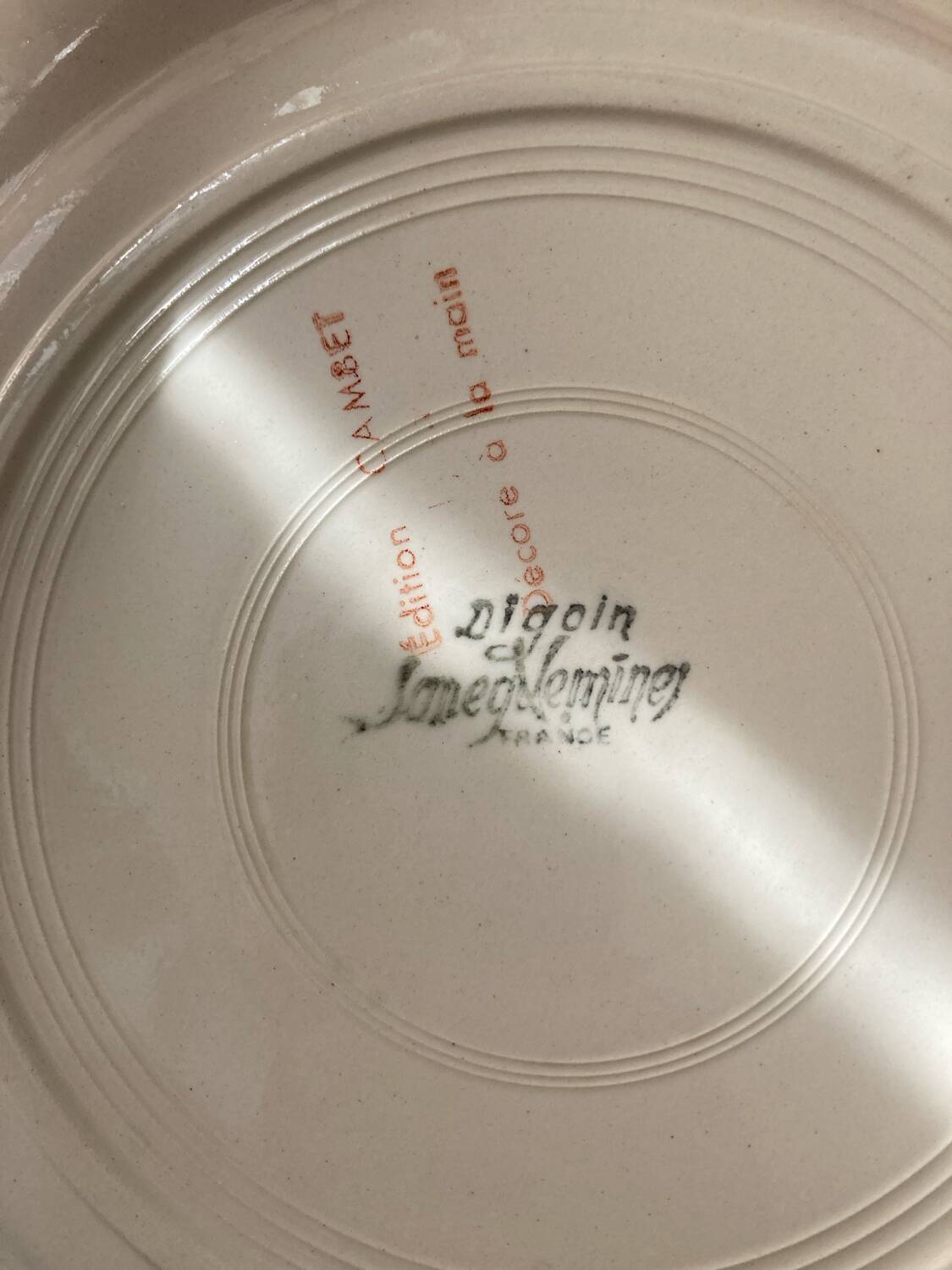 4 digoin sarreguemines cambet plates