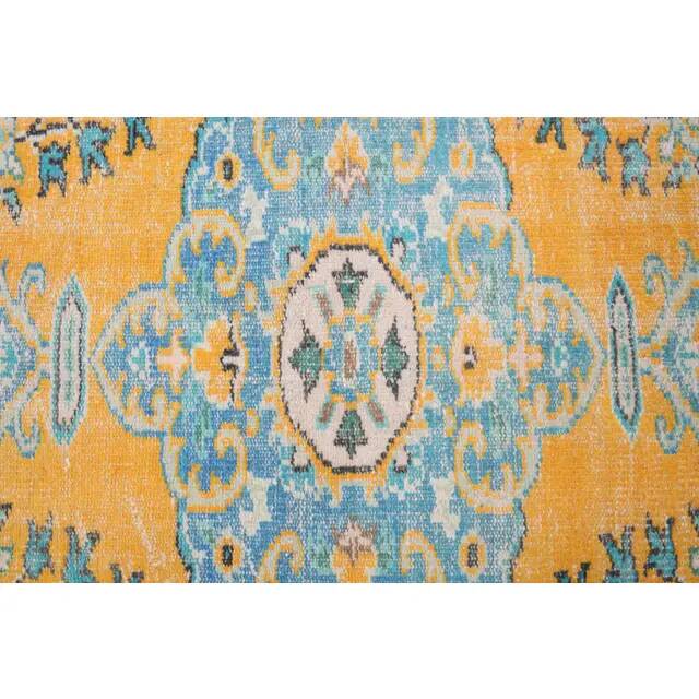 1970s Vintage Turkish Hand-Knotted Wool Cotton Brown Area Rug 176x274