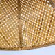 Woven rattan pendant light