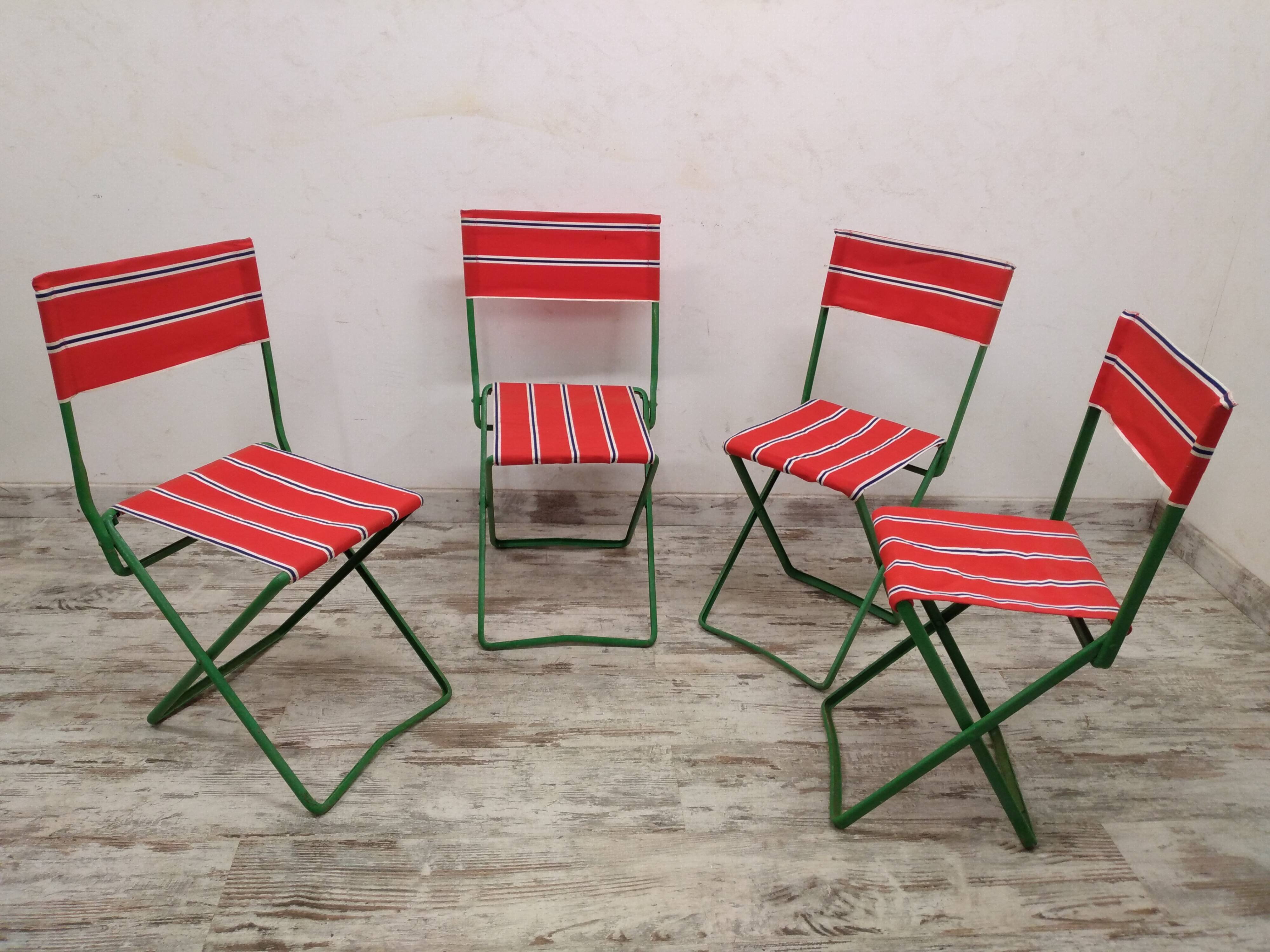 Vintage folding chairs