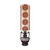 Lampe de sol shogun vintage 1970's