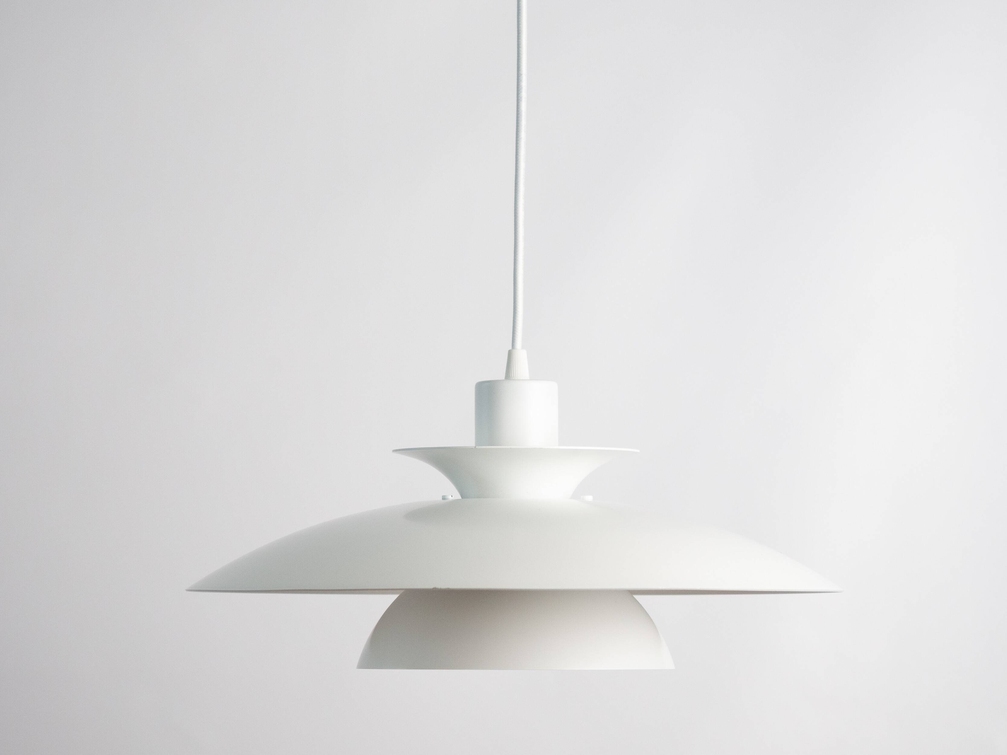 Danish vintage pendant lamp Molly proj. Kurt Wiborg, Jeka, lata 80