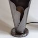 Paire de lampes en acier brossé⎮Années 60,70