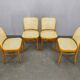 Set of 4 Bentwood Chairs No. 811 after Hoffmann, 1990s