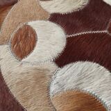 Tapis patchwork peau vache