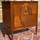 Commode marqueterie et bronze style Louis XVI