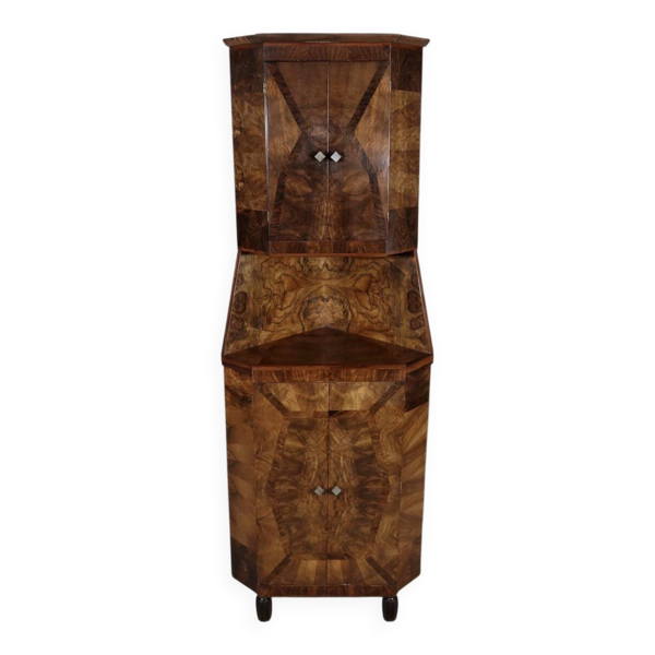 Encoignure en Noyer, Art Déco – 1930
