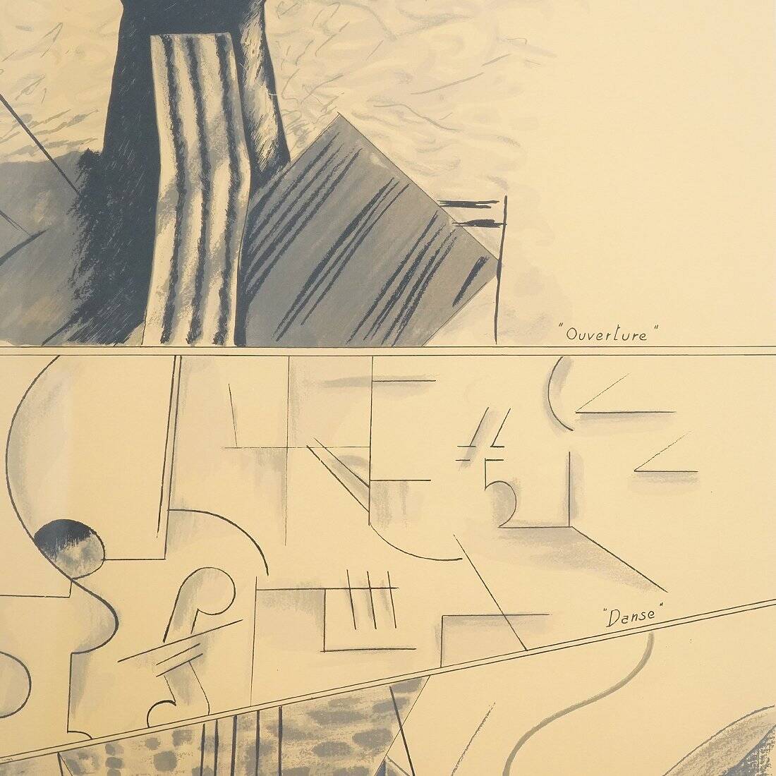 Aldo Mondino, Dance, colour lithograph on paper, 1970s