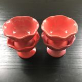 Set of 4 ice cream cups