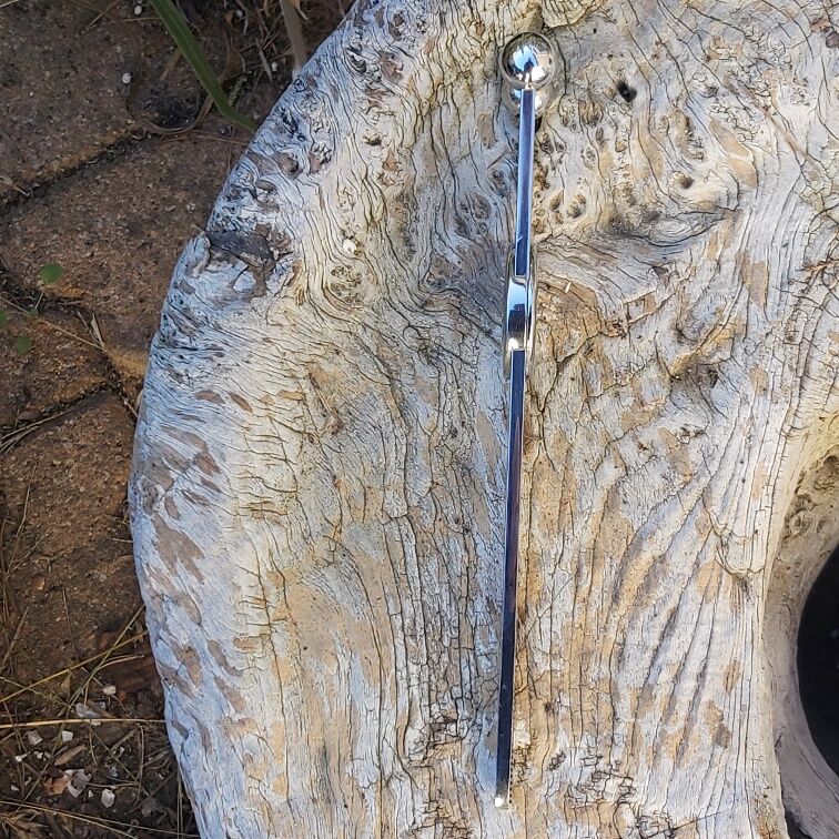 Modernist sugar pinch chrome metal