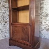 Vitrine française Louis-Philippe – avec porte vitrée d'origine