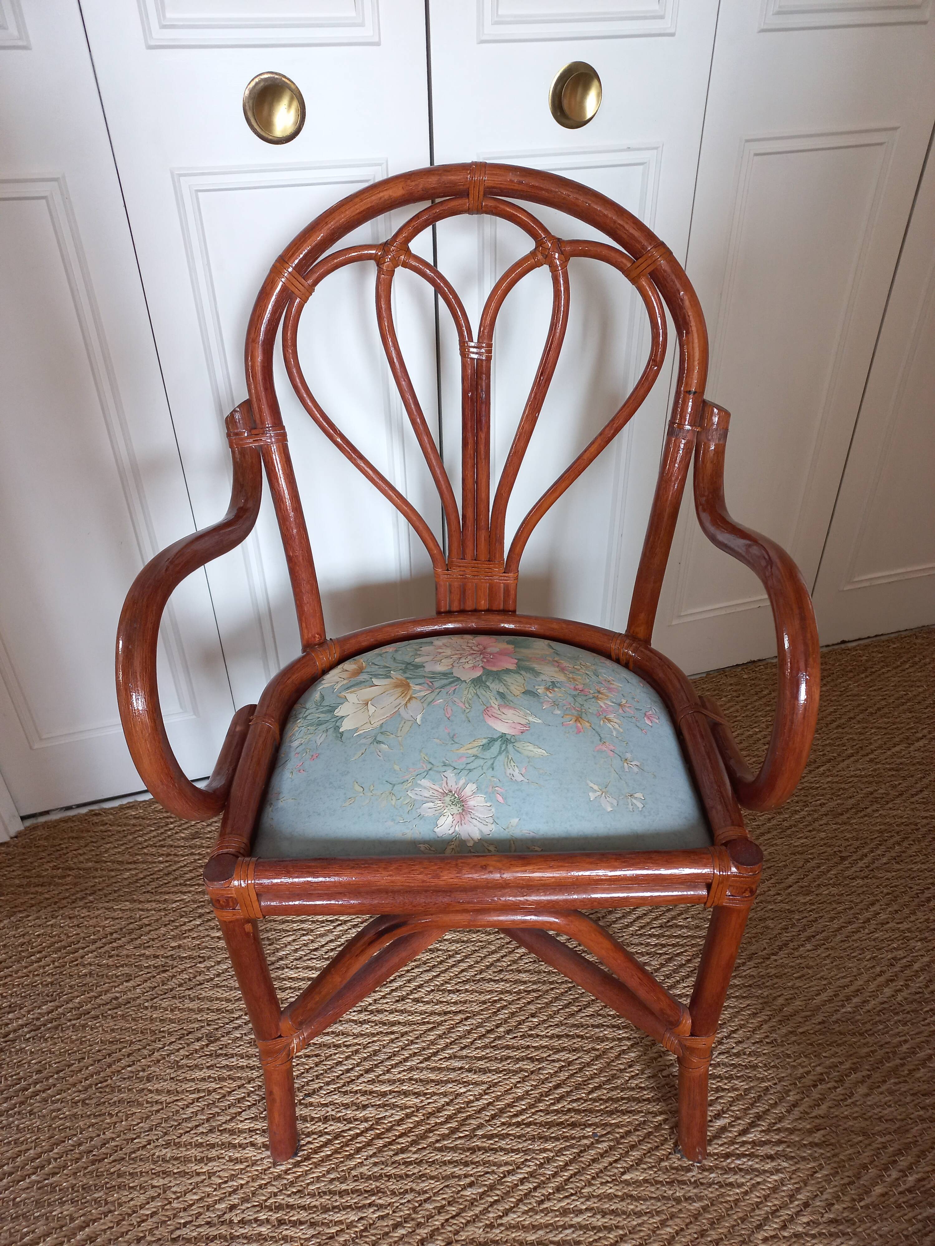 Rattan armchair from the 70s
