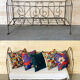 Lit pour enfant banquette en fer forgé