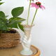 Opaline hand vase