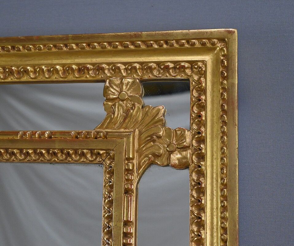 Large mirror with shutters, Louis XVI style – Mid 20th century