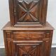 Louis XIII style two-piece recessed high wardrobe