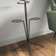 Wrought iron plant holders