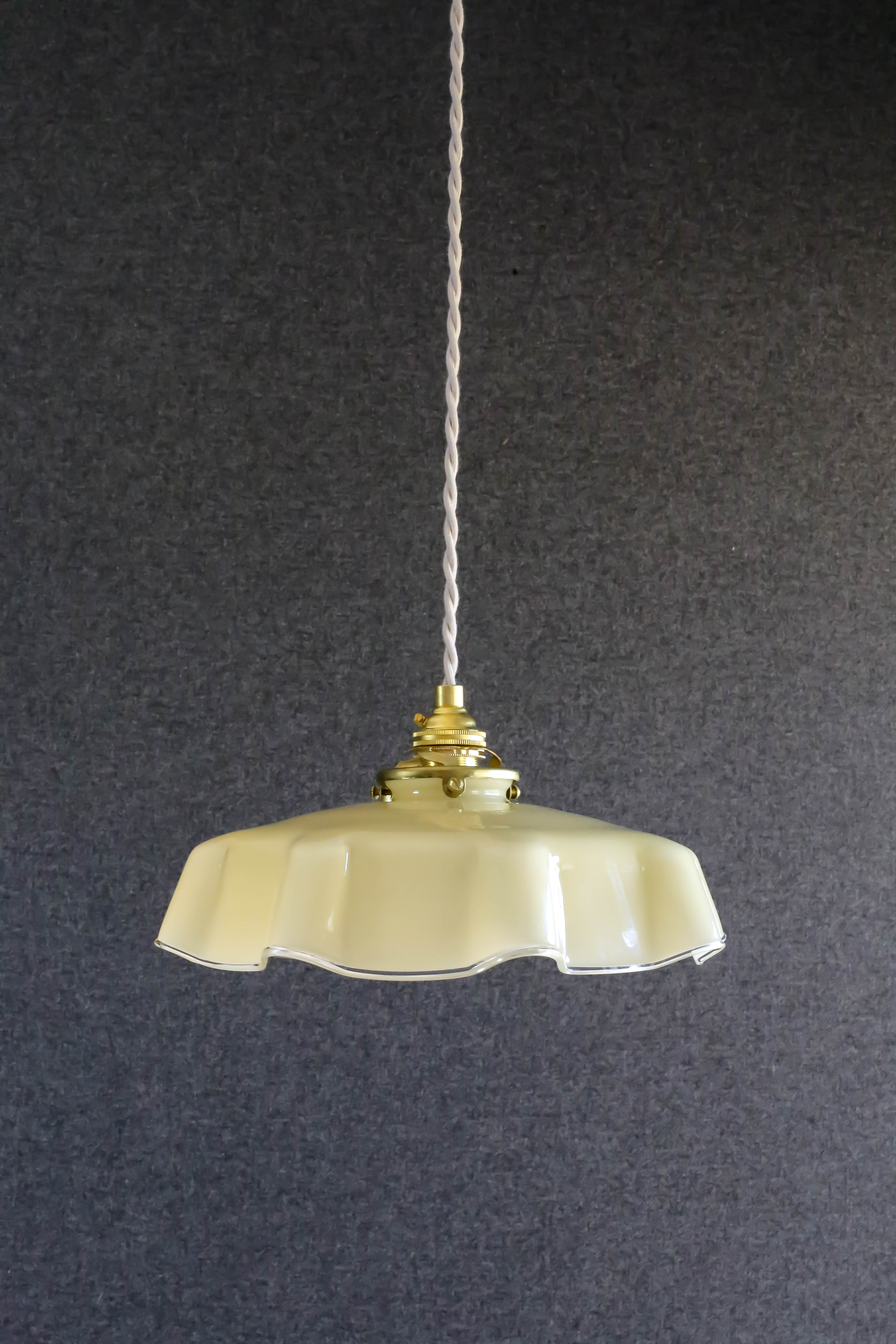 French hanging lamp circa 1950
