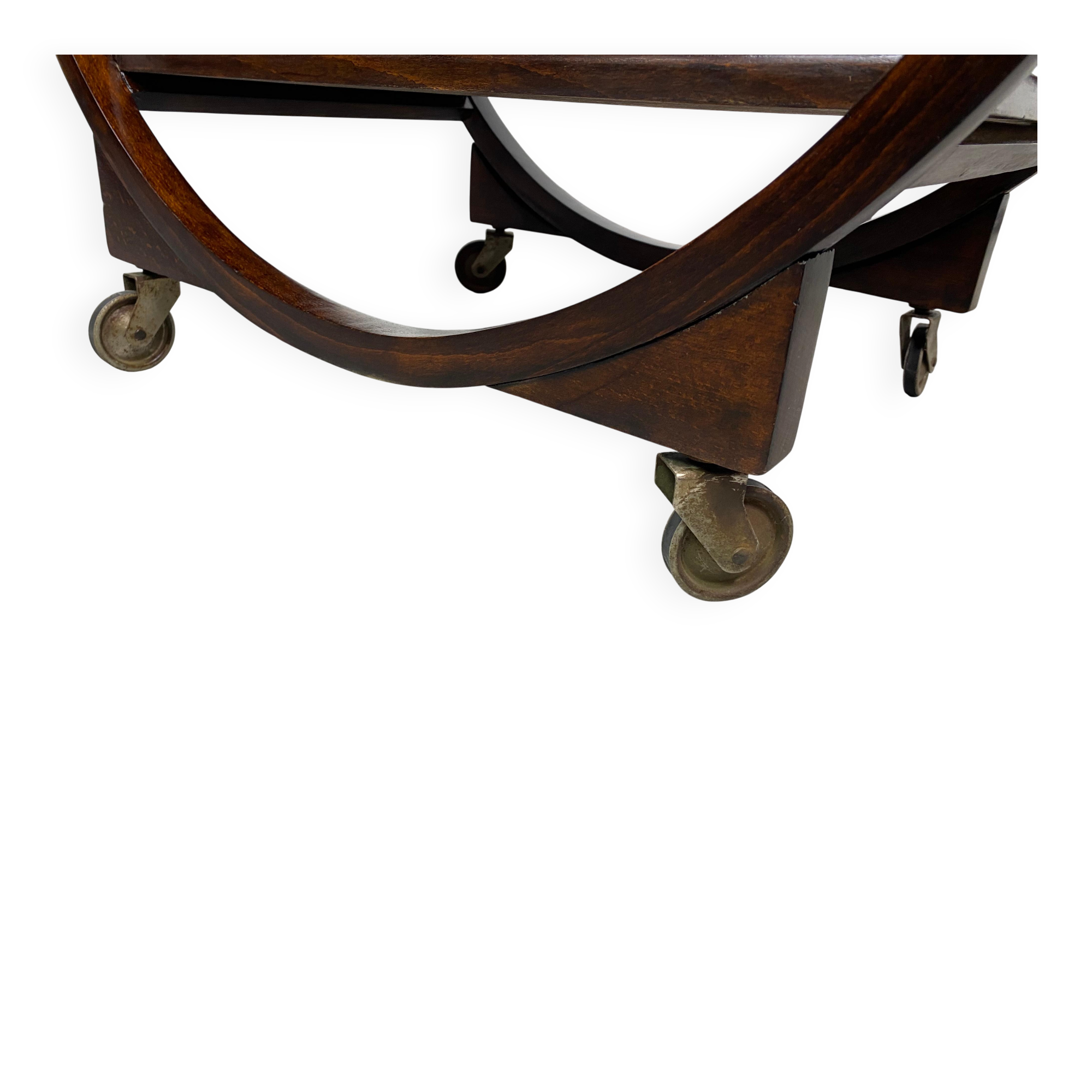 Art Deco service trolley no. 1157 by Thonet Debrecen 1930