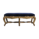 Banc français sculpté et doré à la feuille c1860