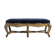 Banc français sculpté et doré à la feuille c1860