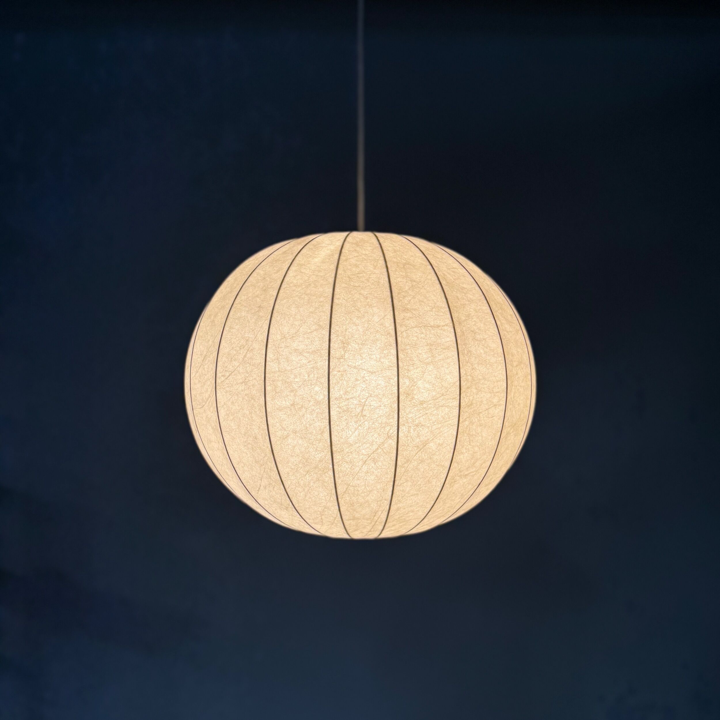 Cocoon pendant lamp by Frits Friedel Wauer for Goldkant Leuchten, 1960s