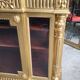 Louis xvi display cabinet in gilded wood