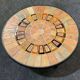 1960s round coffee table Vallauris signed Capron