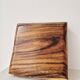 Plateau en bois et rotin '80s - Vintage