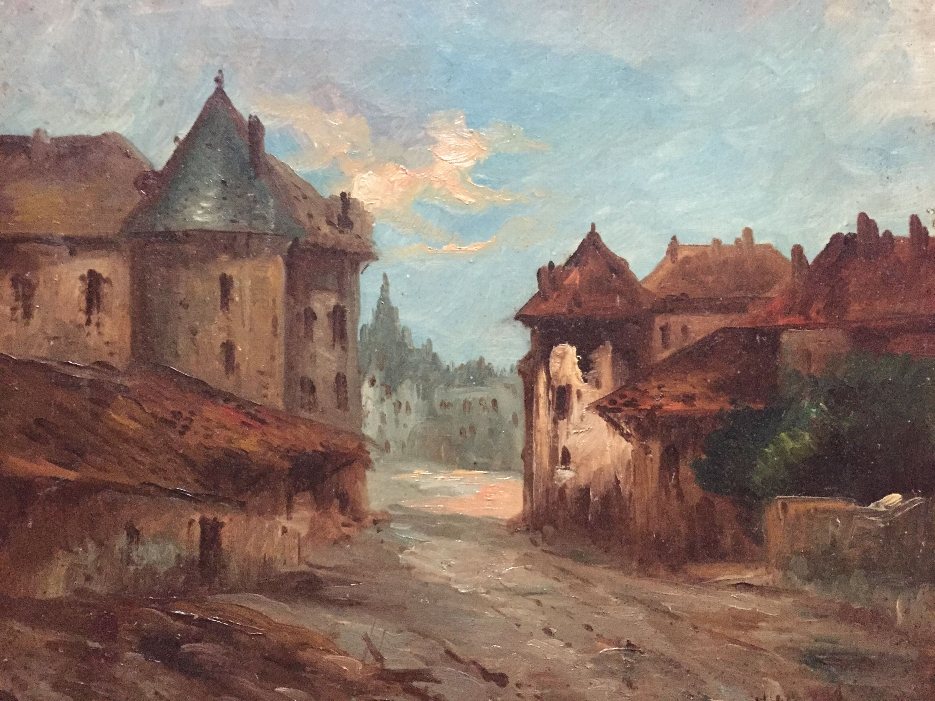 Huile sur toile de Lucien Henry