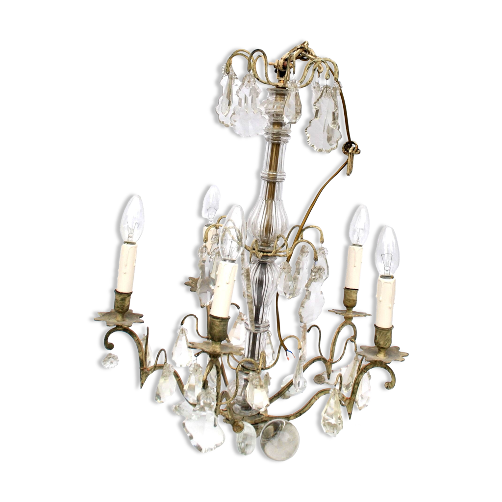 Lustre A Pampille Ancien