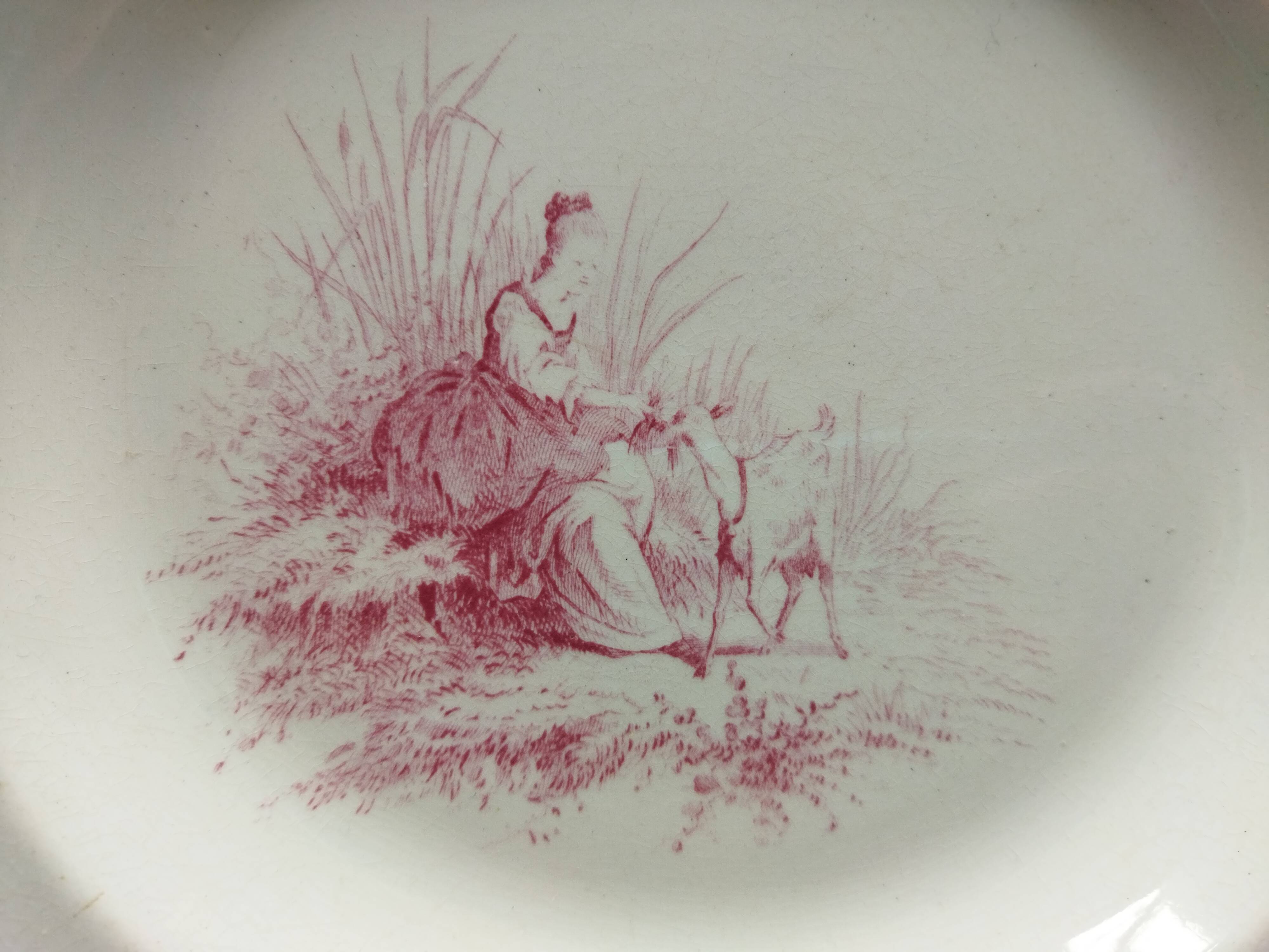 Boulenger & Cie Choisy ironstone deep plate