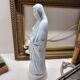 Antique Religious Biscuit Statuette Virgin Mary Sacred Heart