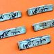 1920s-1940s 5 Tunisian Ceramic Knife Rests Nabeul