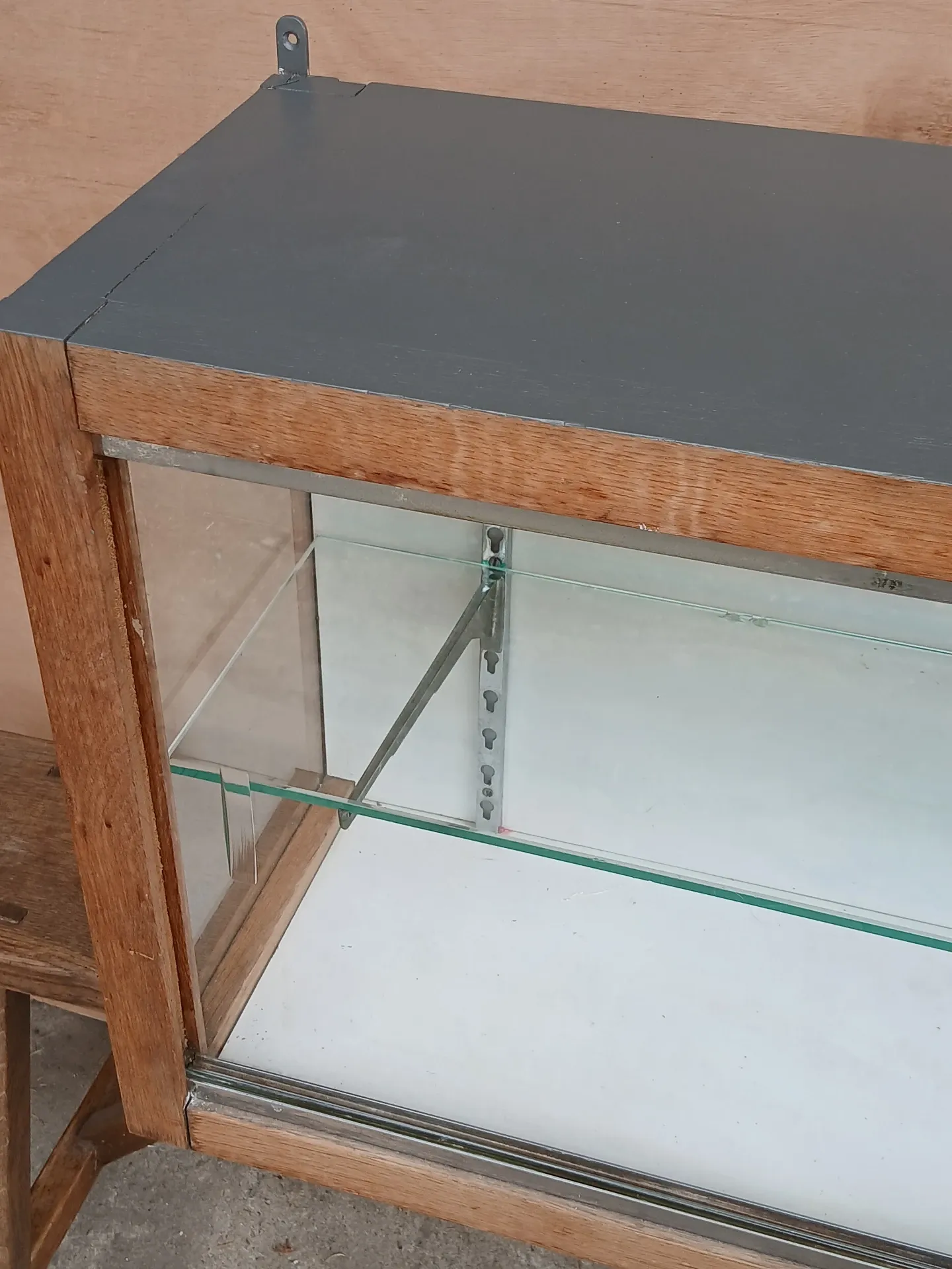 1950s wall display cabinet