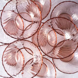Set of 10 Arcoroc Rosaline bowls