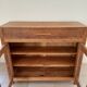 Cherry wood sideboard with glass doors